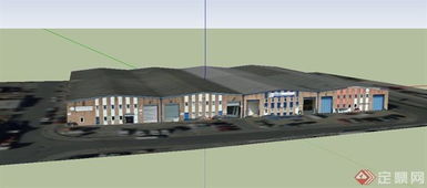 某單層五金建材廠建筑設計與家具布局解析